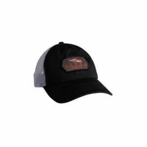 Sitka Gear Black Meshback Trucker Hat Cap 90211-BK-OSFA