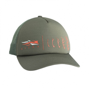Sitka Gear Deep Olive Antler Evolution Elk Foam Trucker Hat Hat 20049-DO-OSFA