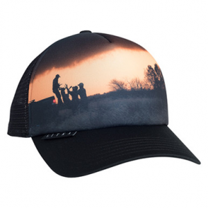 Sitka Gear Whitetail Landscape Trucker Hat Hat 90226-BK-OSFA in Black