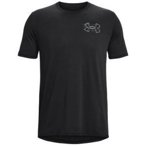 Under Armour Elk Skelmatic Short Sleeve T-Shirt Black/Antifreeze SM 1357925-003003 Top