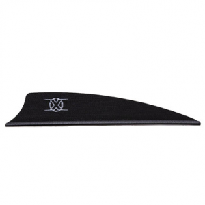 Bohning Archery Bohning X Vane 2.25" Shield Cut Black 100pk 10772BK225