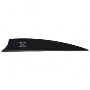 Bohning Archery Bohning X Vane 3.5" Shield Cut Black 100pk 10772BK35S