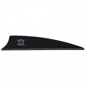 Bohning Archery Bohning X Vane 3" Shield Cut Black 100pk 10772BK3S