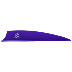 Bohning Archery Bohning X Vane 3.5" Shield Cut Purple 100pk 10772PU35S