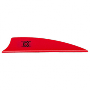 Bohning Archery Bohning X Vane 1.75" Shield Cut Red 100pk 10772RD175