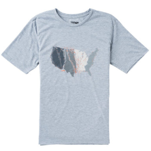 Sitka Gear Flyways Heather Grey SS T-Shirt XX Large 20129-HG-XXL Top