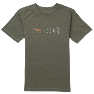 Sitka Gear Sitka Antler Evolution Elk T-Shirt SS Deep Olive Heather X Large 20097-DZ-XL Top