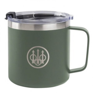 Beretta OD Green 16oz Double Insulated Coffee Mug w/Push-Lock Lid OG581D004807ZZUNI