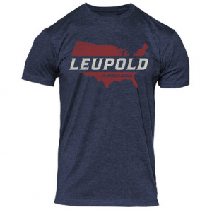 Leupold American Original T-Shirt Navy Heather XX Large 180439 Top