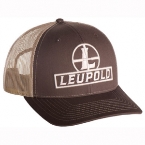 Leupold Reticle Trucker Hat Hat Brown/Khaki 180424