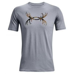 Under Armour Antler Logo Short Sleeve T-Shirt ST-Shirtl/UA Forest All Season Camo XXL 1366017-035010 Top in Ua Forest All-Season Camo, M