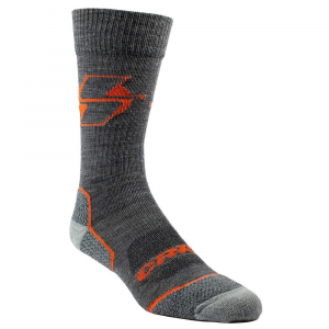 Crispi San Juan Lightweight Charcoal Crew Top Sock 8440-Grey, XL