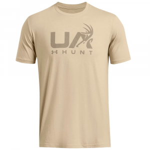 Under Armour Antler Hunt Icon SS T-Shirt Khaki Base SM 1366014-289003 Top, S