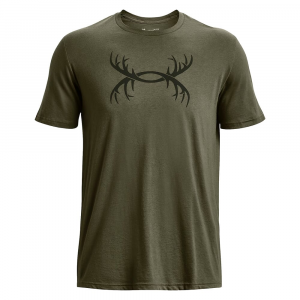 Under Armour Antler Logo SS T-Shirt Marine OD Green 3XL 1366017-392007 Top in Odg, S