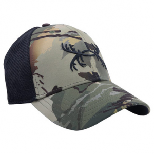 Under Armour Outdoor Antler Trucker Hat Hat Forest All Season Camo/Black OSFM 1372352-994001