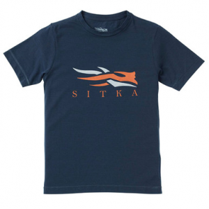 Sitka Gear Sitka Youth Logo T-Shirt SS Eclipse Youth Small 20114-EC-YS Top