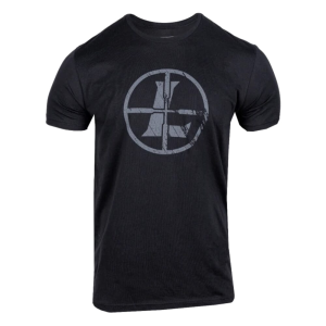 Leupold Distressed Reticle T-Shirt Black XXX Large 182917 Top, XL
