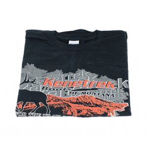 Kenetrek Boots Kenetrek Logo T-Shirt Black Short Sleeve KEQ-TBLK-SS-L, L