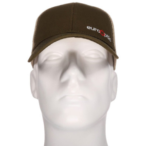 EuroOptic Olive Green/Tan Logo Hat w/ Mesh 190207-3 in Deep Olive