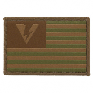 Oakley Standard Issue Logo Flag Green/Brown Patch 101-668-022