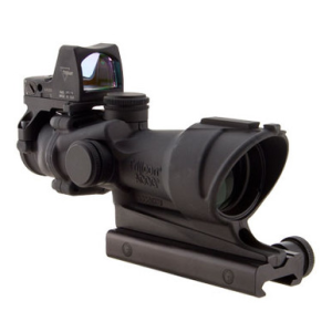 Trijicon TA01NSN ACOG 4x32 Center Illuminated Amber Crosshair 223 Ballistic Reticle, TA51 Mount, BUIS w/Dust Cover No Illumination UA5685 NO RMR*