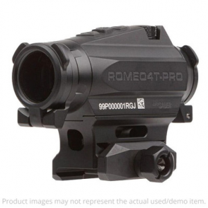 Sig Sauer DEMO ROMEO4T-PRO Ballistic Circle Dot 1/2MOA Reflex Sight w/Hex Bolt Mount & Spacer SOR44101 - Excellent Condition UA6356