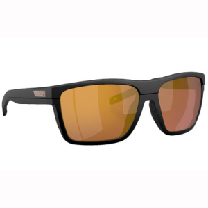 Costa Del Mar Costa World Ocean Day Pargo Netplus Black Frame Sunglasses W/Gold Mirror 580G Lenses 06S9086-90860761