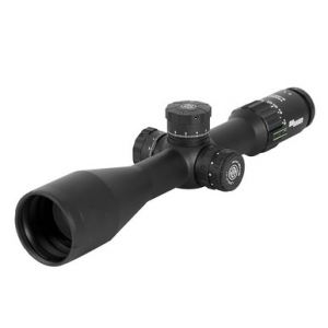 Sig Sauer TANGO6 Scope, 5-30x56mm, 34mm, FFP, MOA Illum Reticle, Levelplex, Side Focus, 0.25 MOA Adj, Black SOT65111