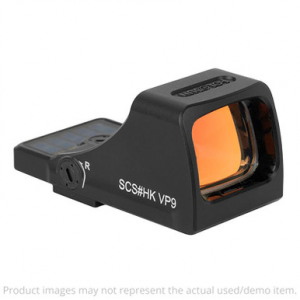 Holosun SCS-VP9-GR Multi-Reticle 32MOA Green Circle & 2MOA Dot HK VP9 Pistol Cut Solar-Charging Reflex Sight SCS-VP9-GR - Excellent Condition UA5753