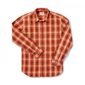 Filson Wildwood Shirt Brick Dune MD 10684 in Brick/dune Plaid, M