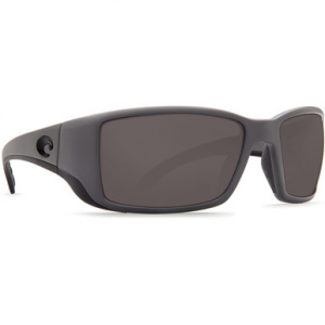 Costa Del Mar Costa Blackfin Matte Gray Frame Sunglasses w/ Gray 580P Lenses BL-98-OGP