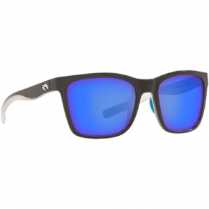 Costa Del Mar Costa Panga Ocearch Shiny White Shark Sunglasses w/Blue Mirror 580P Lenses 06S9037-90370856