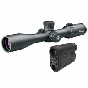 Sig Sauer TANGO4 4-16x44mm FFP MOA DEV-L Reticle Riflescope w/ KILO1800BDX Ballistic Laser Rangefinder SOT44113LRVP