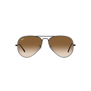 Ray-Ban Aviator Large Metal Black Clear Gradient Brown 0RB3025-0025155