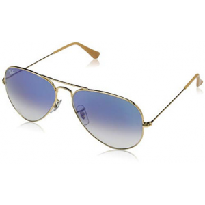 Ray-Ban Aviator Large Metal Silver Clear Gradient Blue 0RB3025-0033F58