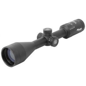 Sig Sauer WHISKEY3 4-12x50mm 1" SFP Hellfire Quadplex Illum 0.25 MOA Adj. Black Riflescope SOW34205