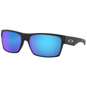 Oakley TwoFace Matte Black W/Sapphire Iridium Polarized Lenses OO9189-3560
