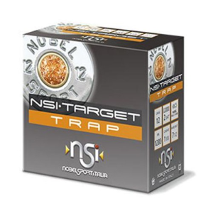 NOBEL AMMO NSI Target Tra[ 20 Gauge 2-3/4" 7/8oz #8 Shotgun Ammunition | 25 Rounds