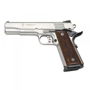 SMITH & WESSON 1911 Pro Series 9mm 5" 10rd Pistol - Stainless w/ Wood Grips - Smith & Wesson