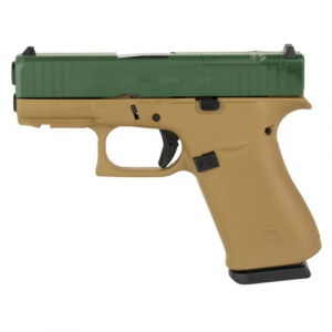 GLOCK G43X 9mm 3.4" 10rd - Green & Tan - Glock