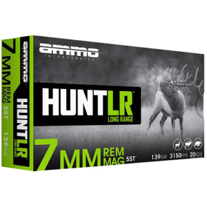 AMMO INC 7mm Rem Mag 139Gr SST Hunt LR 20rd