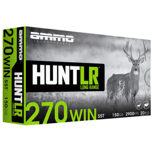 AMMO INC 270 Win 150Gr SST Hunt LR 20rd