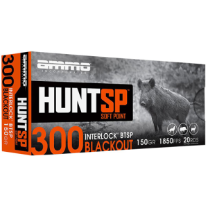 AMMO INC 300 Blk 150Gr Hunt SP 20rd