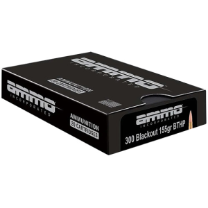 AMMO INC 300 Blk 155Gr BTHP Match HP 20rd