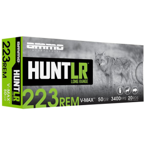 AMMO INC 223 Rem 50Gr V-Max Hunt LR 20rd