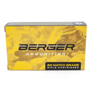 BERGER BULLETS 6.5 Creedmoor 130Gr Tactical Rifle HOTM 20rd