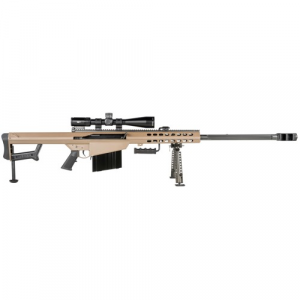 BARRETT 82A1 29" FDE W/ VORTEX 5-25X50, UH RINGS - Barrett