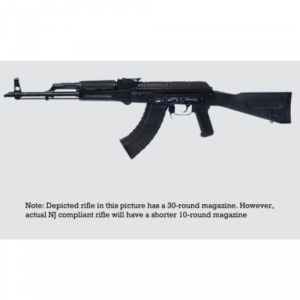 RILEY DEFENSE RAK47 RIA 7.62X39MM 16.25 BBL IR BLK WITH POLYMER STK AND HG 10RD MAG NJ COMP - 