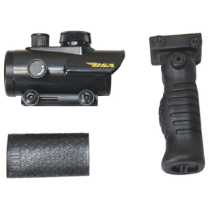 JUST RIGHT CARBINES JRC BSA 30MM RED DOT TUFF GRIP FLD FRNT GRP - Just Right Carbines