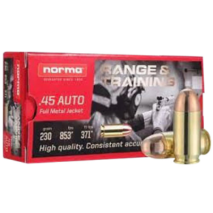NORMA AMMO 45 Auto NXD 20rd